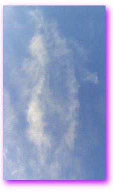cloud veiled thought form or ghost...